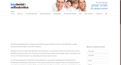 Desktop Screenshot of baydentalorthodontics.com.au